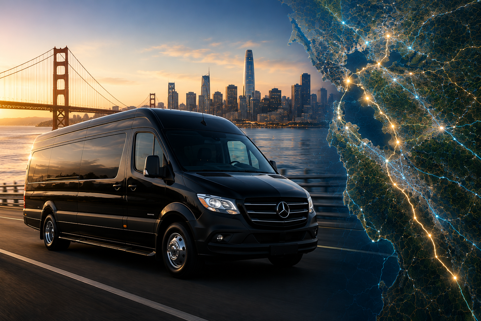 Corporate commuter shuttle serving Dallas–Fort Worth